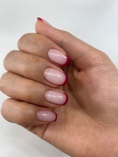 Minimal Nails Art, French Manicure Nails, Minimal Nails, Work Nails, Casual Nails, Cute Gel Nails, Manicure Nails, Nail Ring, Minimalist Nails