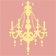 a cross stitch chandelier with pink and white beads hanging from it's center