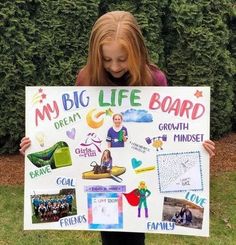 my big life board | vision board categories | vision board worksheet for students | vision board ideas for kids Vision Board Activity, Vision Board Categories, Kids Vision Board, Vision Board Project, Dream Jar, Vision Board Themes, Soccer Love, Vision Board Workshop, Vision Board Diy