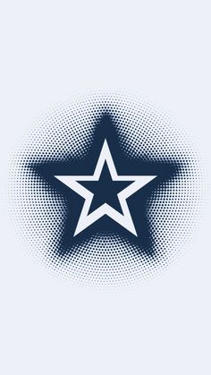 an abstract star with halftone effect