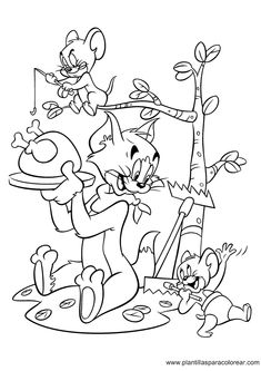 cartoon character coloring pages for kids