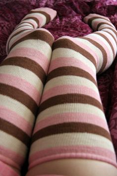 Soleil Core, Sullen Girl, Sweets Aesthetic, Hat Aesthetic, Pink And Brown, Thigh High Socks, Knee Socks