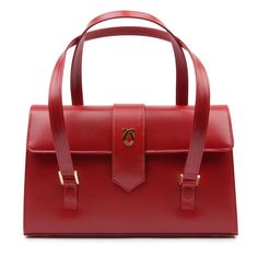 Aida Handbag in Guard Red/RedThis grand and capacious bag is one of Launer's newer designs. Practical, beautiful, and wonderfully Launer, this piece is an emerging favorite. Suitable for both professional engagements and daywear, this piece is a wonderful, versatile investment. Each piece is made-to-order, following the exacting standards of the client. The leather is imported from Italy and only butter-soft, unblemished hides are chosen by their leather buyer. Every of these soft leather handba Launer Bag, Launer London, Capacious Bag, Bag Closet, Soft Leather Handbags, Red Interior, Red Interiors, Day Bag, Small Leather Goods