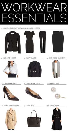 Classic Work Outfits, Work Outfits Frauen, Workwear Wardrobe, Womens Professional Fashion, Workwear Essentials, Professional Women