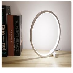 Ring LED Lamp freeshipping - khollect Study Room And Bedroom, Round Desk, Rooms Hotel, Hotel Lobbies, Table Lamps Living Room, Hotel Rooms, Unique Lamps, Reading Lamp, Modern Ring