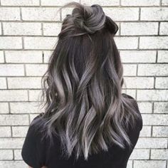 Monochromatic Hair, Grey Ombre Hair, Silver Hair Color, Ombré Hair, Winter Hair Color, Ombre Hair Color, Grey Hair Color