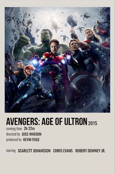 the avengers age of ultron poster