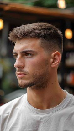 Undercut Hairstyle For Men, Undercut Hairstyle, Mens Hairstyles Fade, Mens Haircuts Short Hair, Short Undercut, Mens Hairstyles With Beard, Gents Hair Style, Hairstyle For Men, Beard Style