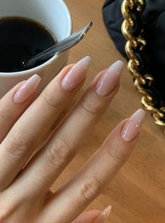 Bridal Nails Wedding, Nails For Bride, Milky Nails, Casual Nails, Classy Acrylic Nails, Wedding Nails For Bride, Wedding Nails Design, Nails Wedding, Soft Nails