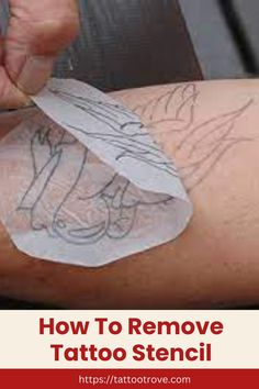 how to remove tattoo stencil at home How To Remove Tattoo, Remove Tattoo, Tattoo Stencil Outline, Outline Designs, Tattoo Stencil, Tattoo Removal, Tattoo Stencils, A Tattoo