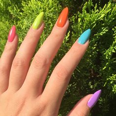 Yellow Nail Art, Yellow Nails Design, Nagellack Trends, Creative Cooking, Colorful Nail Designs, Popular Nails, Rainbow Nails, Neon Nails, Acrylic Nails Coffin