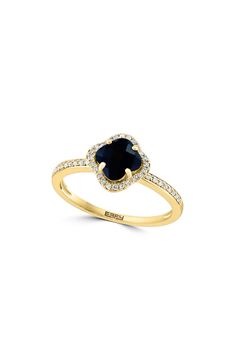 Elegant Black Halo Rings, Diamond Guide, Halo Setting, Ring Ideas, Refined Style, Onyx Ring, Onyx Stone, Yellow Gold Ring, Keep Jewelry