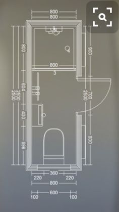 a drawing of a bathroom with the measurements