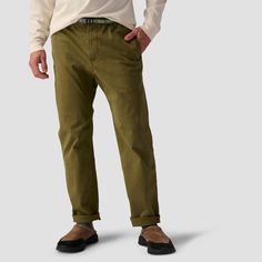 Casual Outdoor Pants With Welt Pockets, Casual Chino Cotton Twill Work Pants With Belt Loops, Relaxed Fit Straight Leg Chinos For Outdoor, Casual Relaxed Fit Chinos For Outdoor, Mens Work Pants, Mens Pants Casual, Work Pants, Men's Clothing, Mens Pants