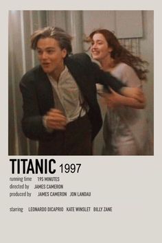 an advertisement for the movie titanic