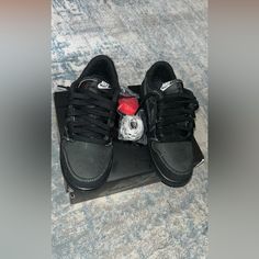 Black Phantom Travis Scott’s Nike Size 3y Kids,Shoes,Sneakers 3 Youth Original Price:750 Our Price: 480 Black Vulcanized Sole Skate Shoes With Round Toe, Black Skate Shoes With Vulcanized Sole And Round Toe, Black Skate Shoes With Vulcanized Sole, Black Skate Shoes With Vulcanized Sole For Streetwear, Black Skate Shoes With Laces For Sports, Black Lace Skate Shoes For Sports, Black Sneakers With Vulcanized Sole For Skateboarding, Black Sneakers With Vulcanized Sole And Round Toe, Black Vulcanized Sole Sneakers For Skateboarding