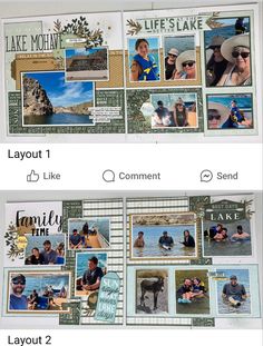 Lake Life, Layout Ideas, Close To My Heart, Scrapbook Ideas, Key West, Scrapbook Layouts