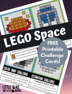 the lego space printable challenge is here to help kids learn how to use it