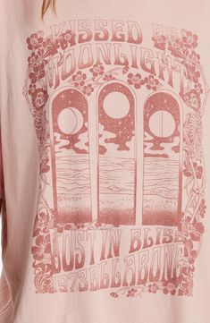 Channel a blissed-out '70s state of mind in this oversized cotton-jersey T-shirt stamped with dreamy graphics. Crewneck Short sleeves 100% cotton Machine wash, tumble dry Imported Moon Kiss, Moonlit Beach, Dusty Peach, Boy Tees, Laid Back Style, State Of Mind, Oversized Tee, Cat & Jack, Knit Cotton