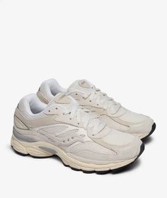 White Saucony Progrid Omni 9 | SVD Saucony Shadow, Air Vapormax Plus, Nike Air Vapormax Plus, Adidas Samba Og, Nike Air Vapormax, Adidas Samba, Nike Women, Nike Air, Leather Upper