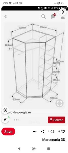 an image of a glass case with measurements on the front and side, as well as instructions for how to use it