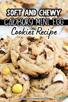 Make your Easter extra special with these Cadbury Mini Egg Cookies. These soft, chewy cookies are packed with colorful Cadbury Mini Eggs, making them the perfect treat for your holiday gatherings. A fun and festive way to enjoy your favorite chocolate candy.