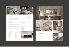 a brochure design for a luxury hotel