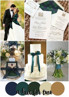 a collage of different wedding colors and designs