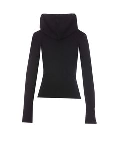 Patrizia Pepe black zip cardigan, hooded, ribbedComposition: 100% Cotton Hooded High Stretch Outerwear For Winter, Stretch Hooded Jacket With Zipper For Winter, Stretch Winter Hooded Jacket With Zipper Closure, Winter Long Sleeve Hoodie With High Stretch, Fitted Hooded Black Cardigan, High Stretch Hooded Hoodie For Fall, Stretch Hooded Jacket With Ribbed Cuffs For Fall, Zip Cardigan, Pleats Please Issey Miyake