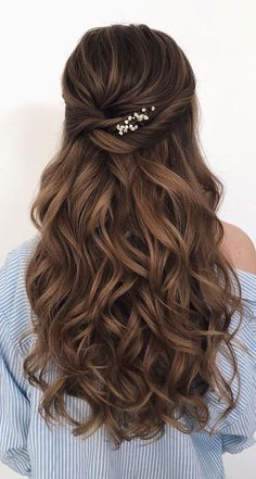 Fall Wedding Hairstyles, Bridal Hair Inspiration, Vlasové Trendy, 짧은 머리, Half Up Half Down Hair