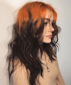 "Discover the Secret: Hidden Hair Colors That Surprise" Head Art, Hair Idea, Dye My Hair, Hair Reference, Hair Inspiration Color, Hair Stuff, Orange Hair, Hair Inspo Color, Hair Game