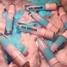 NEW FORMULA AS OF 4/4/2023 A top seller!  Has a  Sweet Sugar/Cotton Candy scent - Vegan, Cruelty-Free and Small batch - This gloss leaves a clear high-shine on the lips.  0.25 Fl. Oz. / 7.25 mL Moisturizing, long-wearing, and non sticky formula! Cute Lipstick, Glitter Lip Gloss, Lip Cosmetics, Fancy Makeup, Clear Gloss, Pretty Skin