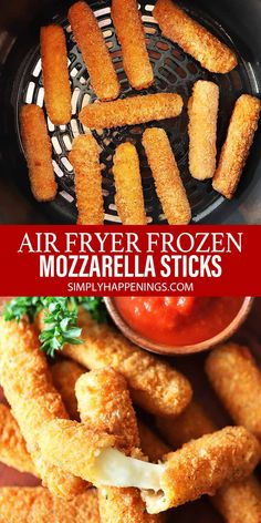 air fryer frozen mozzarella sticks are the perfect appetizer for any party