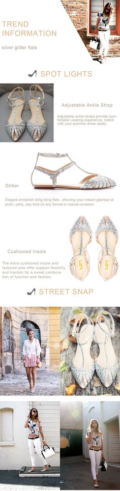 Silver Wedding Flats T Strap Glitter Shoes for Bridesmaid for Wedding, Big day, Anniversary | FSJ Elegant Glitter Sandals For Wedding, Silver Glitter Sandals For Wedding, Glitter Closed Toe Sandals For Wedding, Elegant Flat Heel T-strap Sandals For Party, Elegant T-strap Sandals For Wedding, T-strap Sandals For Summer Weddings, Summer Wedding Sandals With Glitter Accents, Silver Heels With Single Toe Strap For Wedding, Party T-strap Sandals With Low Heel