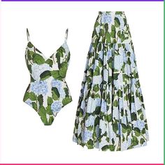 PRICES MAY VARY. 2PCS Bikini and Cover up Beach Skirt Set for Women : Two piece bikini set bathing suit cover ups for women. Women's retro floral printed one piece swimsuit bathing suit beach wear with cover up beach wrap skirt swimwear bikini cover-ups. Beautiful flower floral pattern, more than 13 styles to choose for chic look, self-tied bowknot straps sling swimsuit with skirt, ruffle one shoulder swimsuit with skirt, 3D petal flower straps swimsuit with skirt, gradient cut out swimsuit with Skirt Swimwear, Swimsuit With Cover Up, Beach Wrap Skirt, Cover Up Beach, Summer Style Guide, Skirted Swimsuit, One Shoulder Swimsuit, Best Swimsuits, Cut Out Swimsuits