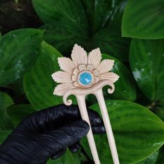 Turquoise Hair, Pin Hair, Hair Accessories Gift, Wooden Flowers, Flower Hair Pin, Hair Pin