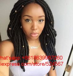 http://www.aliexpress.com/store/product/Henan-Hair-FAUX-LOCS-Long-Dread-Loc-Twist-18-inches-Crochet-Braid-Natural-Color-Off-Black/524567_32703215872.html Havanna Twist, Marley Braiding Hair, Ombre Twist, Synthetic Braiding Hair, Hairstyle Gallery