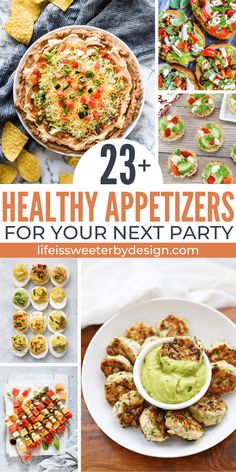 healthy appetizers for your next party