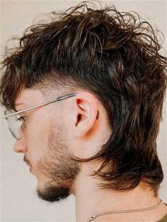 Short Mullet Haircut, Stylish Mullet, Mens Straight Hair, Mullet Fade, Short Mullet, Mohawk Mullet, Haircut Straight