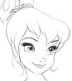 a drawing of princess aurora from disney's animated movie, the little mermaid with big eyes