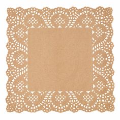 Square Lace Paper Doilies 12" - Set of 250 - Events and Crafts-Dulcet Delights Couples Shower Themes, Lace Pattern Design, Quince Decor, Wedding Placemats, Paper Lace Doilies, Decorative Placemats, Lace Placemats, Doily Wedding, Paper Table Runner