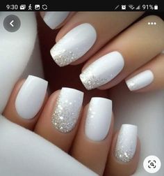 January Nails, Smink Inspiration, Bride Nails, Nails French, French Wedding, Bridal Nails, Fancy Nails