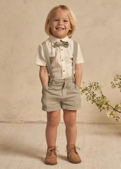 SUSPENDER SHORTS - SAGE Toddler Wedding Outfit Boy, Suit With Suspenders, Outfits With Suspenders, Wedding Outfit For Boys, Custom Tuxedo, Suspender Shorts, Hipster Wedding, Queer Weddings, Formal Shorts