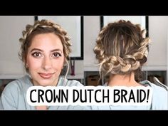 A braided crown is a gorgeous and whimsical hairstyle that gives a regal touch to your homecoming look. To create this style, part your hair down the middle and braid two sections on each side of your head. Wrap each braid around the crown of your head and pin them in place. This hairstyle works best on medium to long hair and gives off a romantic, boho vibe that’s perfect for homecoming. Circle Braid Hairstyles, Diy Braided Crown, Braid All The Way Around Head, Pull Through Crown Braid, Wrap Around Braid Tutorial, Crown Braid Long Hair, How To Crown Braid Your Own Hair