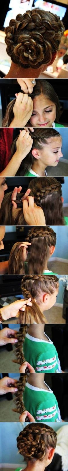 This picture has haunted me for about a year now. But seeing these step my step pics makes it less scary! Yay! Lehenga Hairstyles, Flower Braids, Hairstyles Indian, Weddings Receptions, Diy Braids, Bridal Hairstyles, Indian Weddings, Wedding Receptions