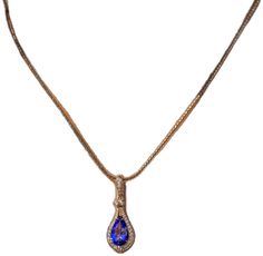 Luxury Pear-shaped Tanzanite Jewelry, Luxury Tanzanite Pear-shaped Jewelry, Pear-shaped Sapphire Jewelry With 17 Jewels, Formal Tanzanite Teardrop Jewelry, Formal Pear-shaped Sapphire Necklace, Formal Sapphire Pear-shaped Necklaces, Formal Pear-shaped Tanzanite Jewelry, Formal Tanzanite Pear-shaped Jewelry, Pear-shaped Tanzanite Formal Jewelry