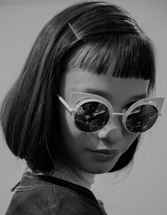 fonziedidit: “ Fendi SS16 ” Isabella Rossellini, Everything Is Blue, Fashion Blogger Style, Feeling Blue, Grunge Hair, Blue Aesthetic, Round Sunglass Women, White Photography