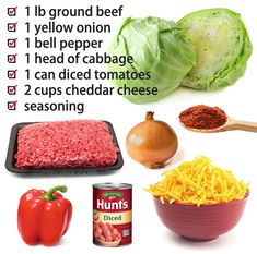 an image of food that includes lettuce, cheese and other foods to eat