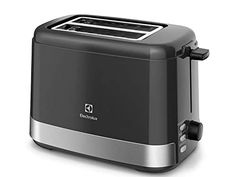 a black and silver toaster on a white background