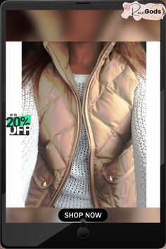 Women Zipper Fall Sleeveless Coats Casual Fitted Vest With Zipper Closure, Trendy Fall Vest With Zipper Closure, Spring Workwear Vest With Zipper Closure, Chic Vest With Zipper Closure, Sleeveless Outerwear With Zipper For Fall, Trendy Winter Vest With Zipper Closure, Casual Sleeveless Vest With Zipper Closure, Zipper Closure Sleeveless Vest For Work, Sleeveless Workwear Vest With Zipper Closure